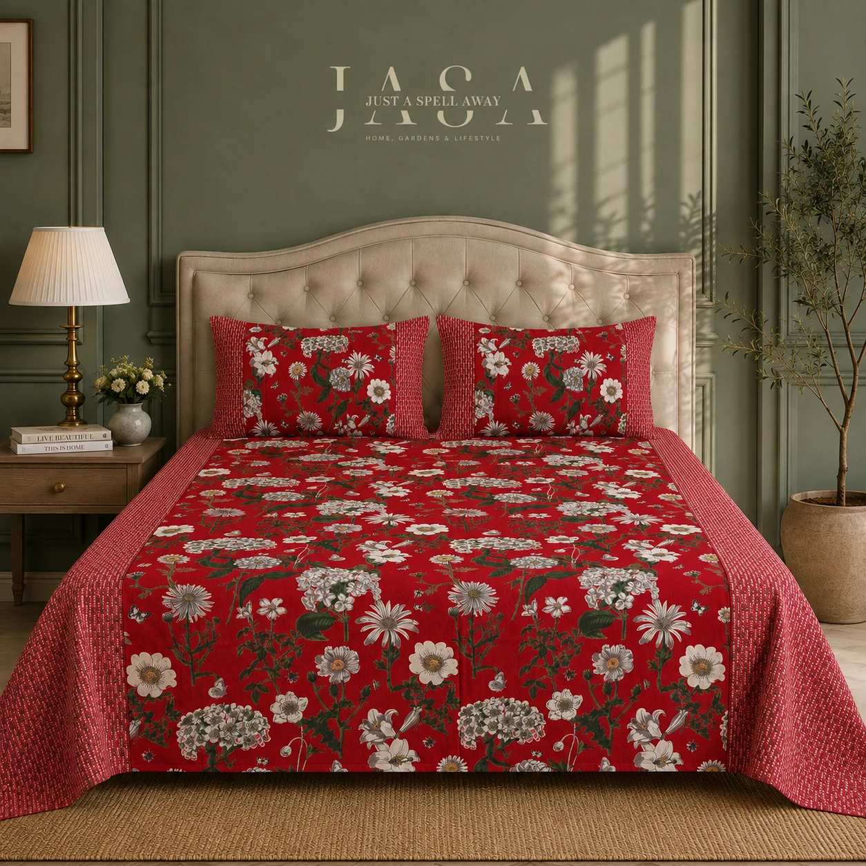 Flora Queen Bedsheet