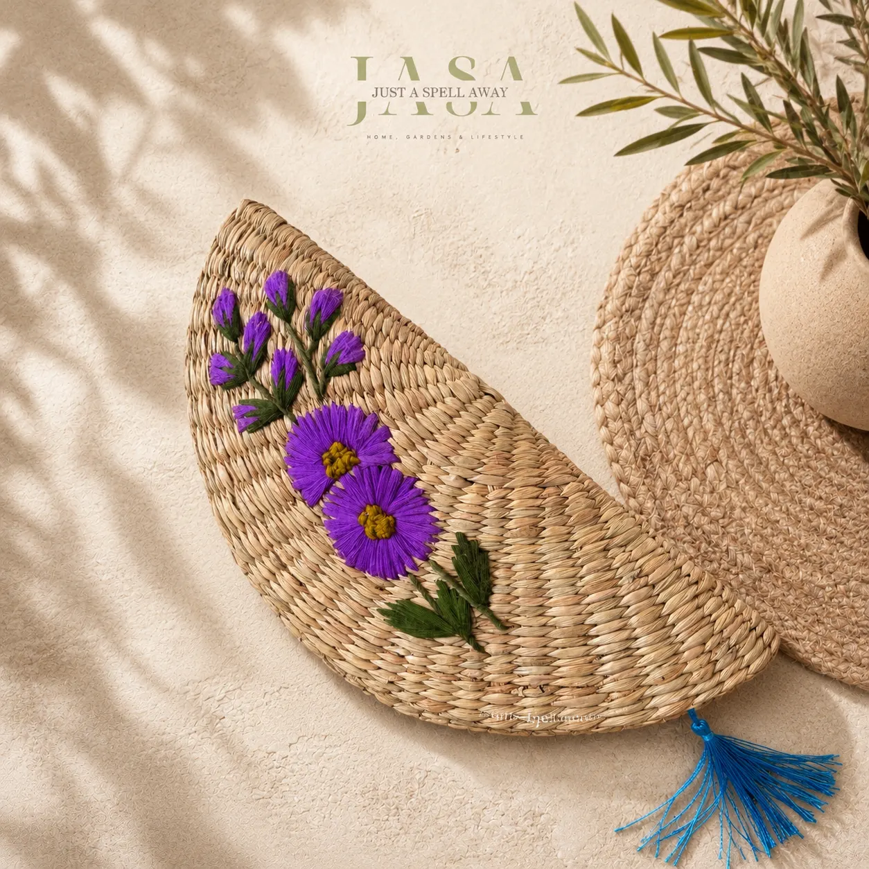 Purple Dream Reed Grass Clutch