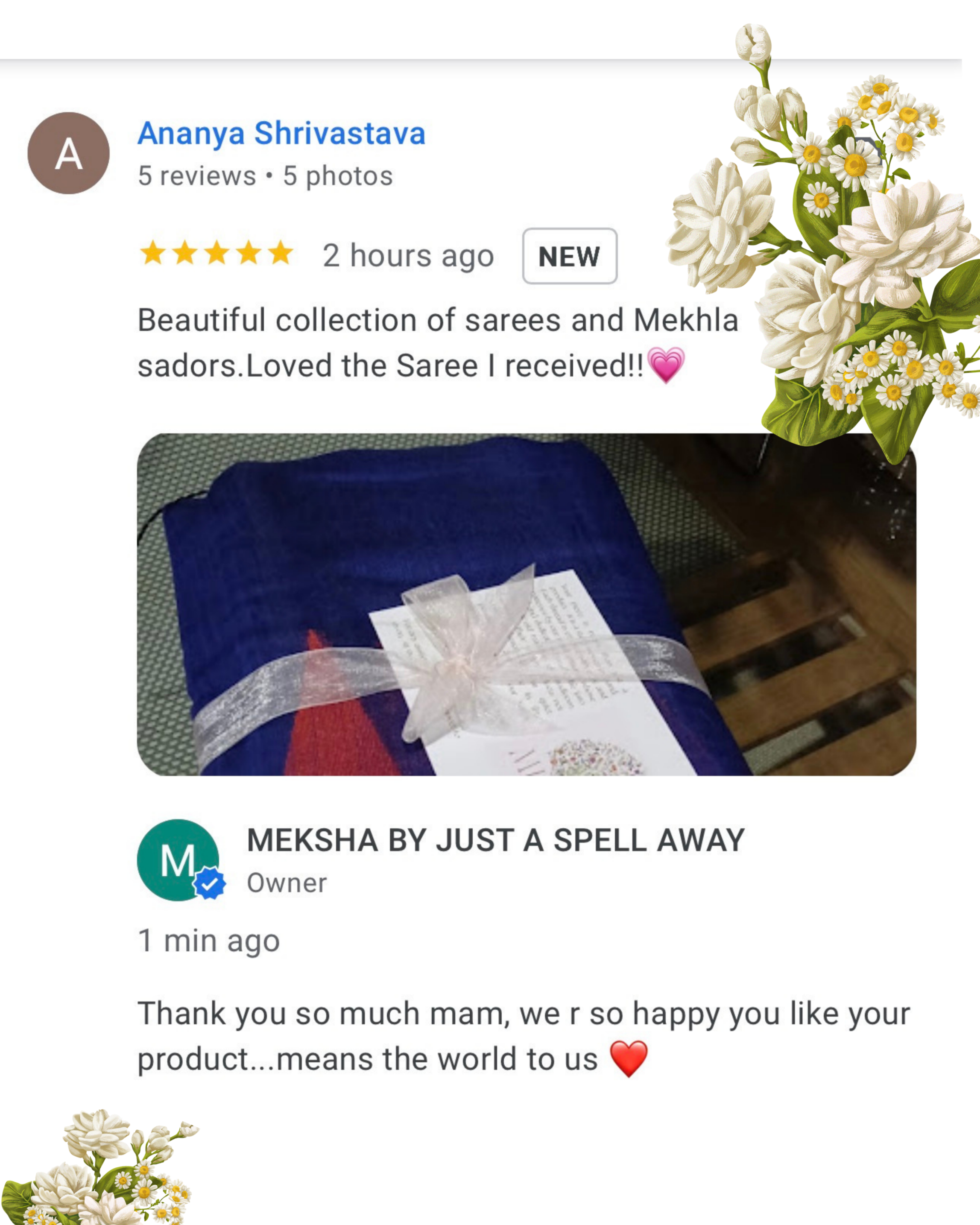 Customer photo — Ananya Srivastava 