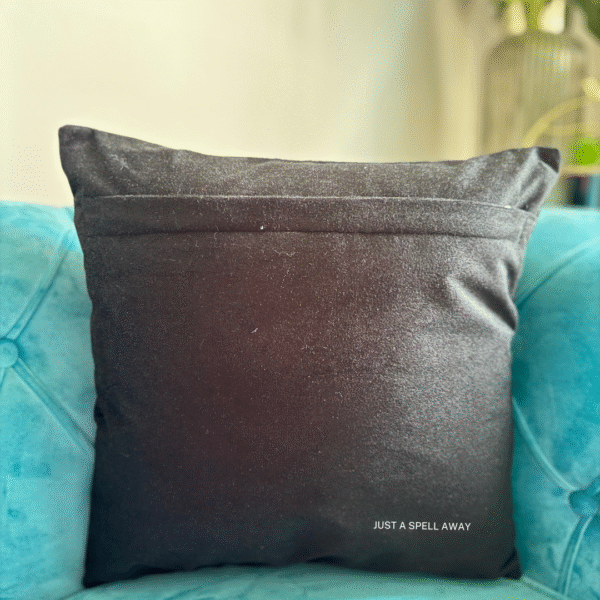 Blush Blossom Black & Brown Cushion Cover
