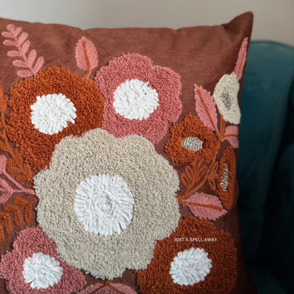 BLUSH BLOSSOM COCOA 2 Blush Blossom Cocoa Cushion Cover