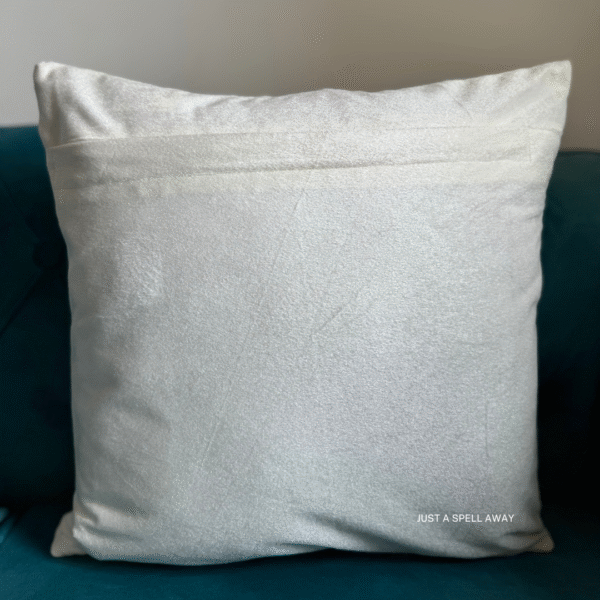 Blush Blossom White & Green Cushion Cover