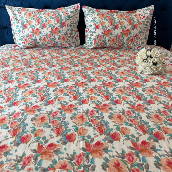 Gardenia King Bedsheet - Off White