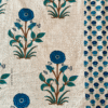 GENDHA PHOOL BLUE 1 Genda Phool King Bedsheet- Blue