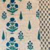 Gulmohar Queen Bedsheet - Blue