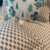 Gulmohar Queen Bedsheet - Blue