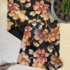 SATIN TABLE RUNNER- BLACK 2 Satin Bloom Black