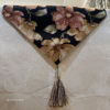 SATIN TABLE RUNNER- BLACK 4 Satin Bloom Black