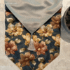SATIN TABLE RUNNER- DENIM BLUE 4 Satin Bloom Denim Blue