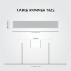 table runner size-01 Gulabi Bageecha