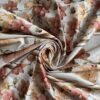 FLORAL MUSE CENTRE TABLE COVER - LIGHT BROWN 1 Floral Muse Center Table Cover- Beige Brown