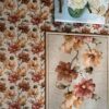 Floral Muse Table Cover - Light Brown
