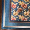 Floral Muse Table Cover DENIM BLUE 1 Floral Muse Table Cover - Denim Blue