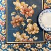 Floral Muse Table Cover DENIM BLUE 5 Floral Muse Table Cover - Denim Blue