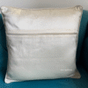 Raja Rani Cushion Cover - Ivory White