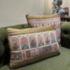 RAJA RANI CUSHION COVER MEHENDI BROWN Raja Rani Cushion Cover - Mehendi Brown