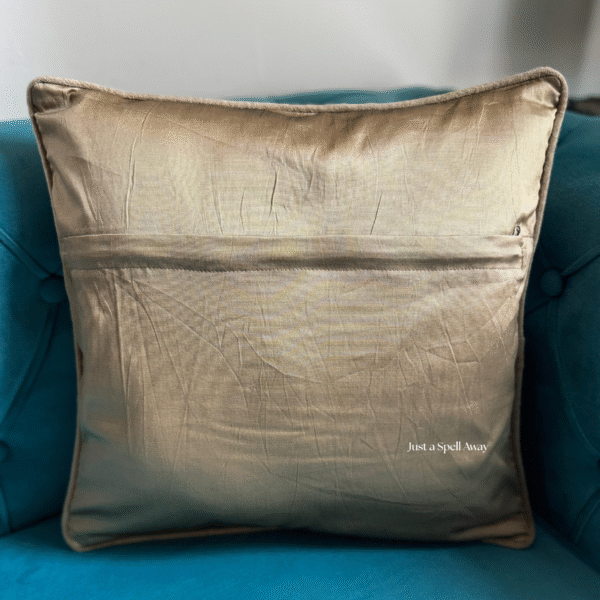 Raja Rani Cushion Cover - Mehendi Brown