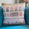 Raja Rani Cushion Cover - Mehendi Brown