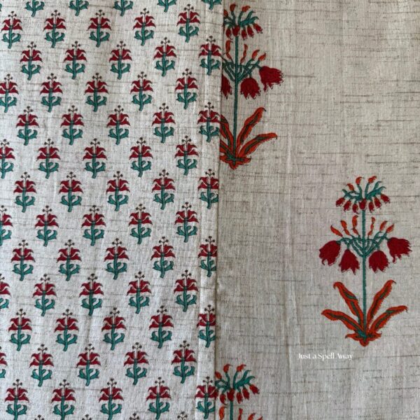 Roohani Queen Bedsheet - Orange