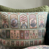 Raja Rani Cushion Cover - Green