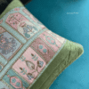 Raja Rani Cushion Cover - Green