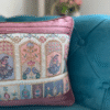 Raja Rani Cushion Cover Mauve 2 Raja Rani Cushion Cover- Mauve