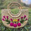 dark Floral Delight Mini Bag